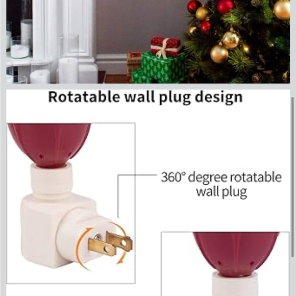 Festive Christmas Bubble night Lights Red, yellow or blue - Picture 10 of 11